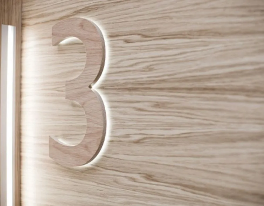 Wooden with Acrylic Back Letter Outlit Signage Dubai
