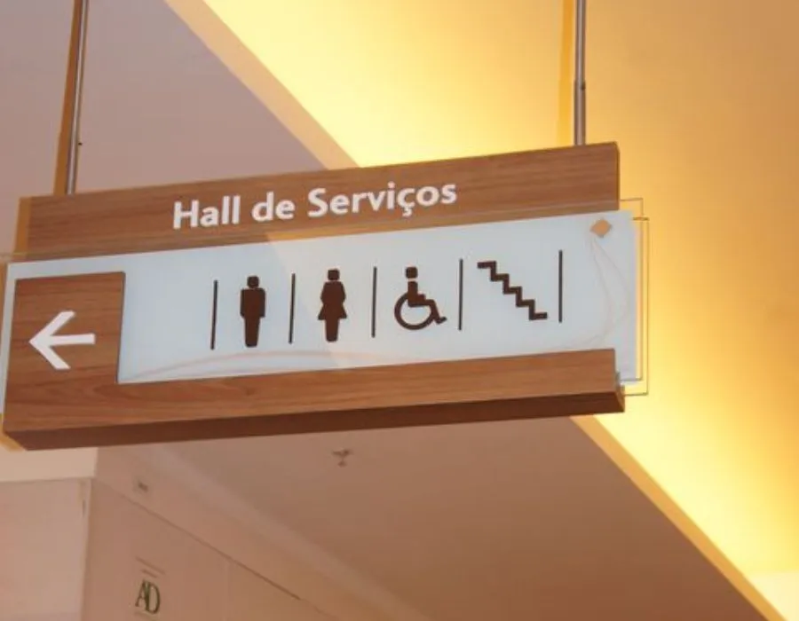 Wooden + Acrylic with Vinyl Cut Letters Signage Dubai