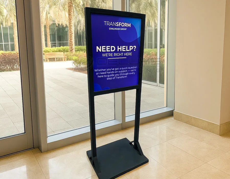 Wooden Wayfinding Signage Dubai