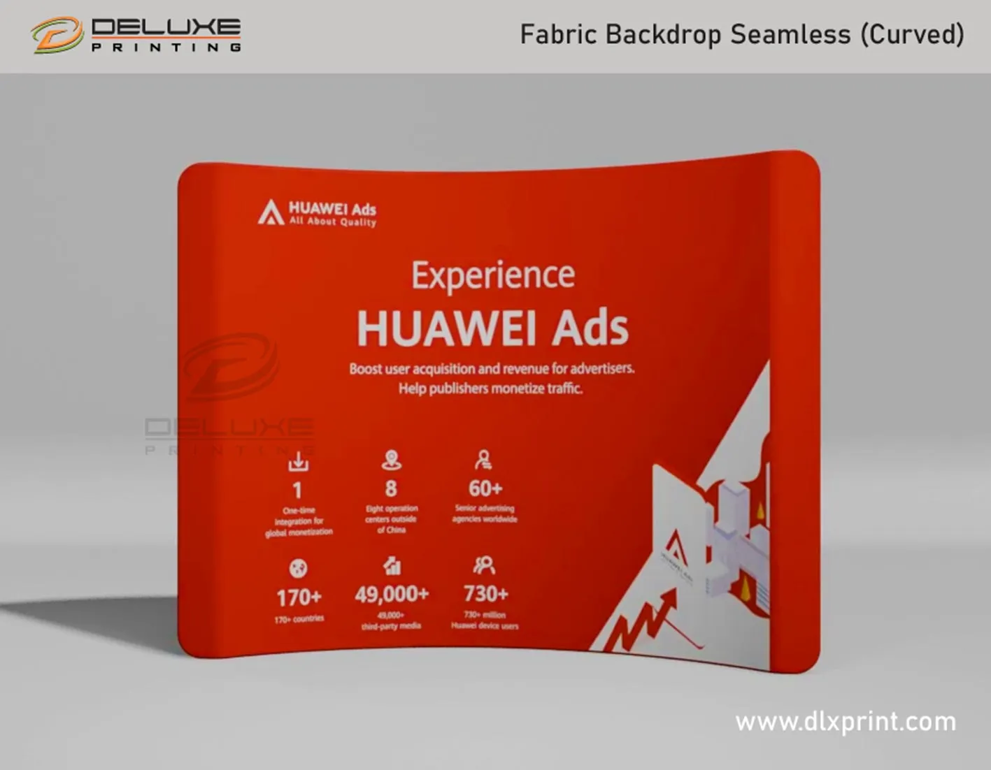 Curved Fabric Backdrop