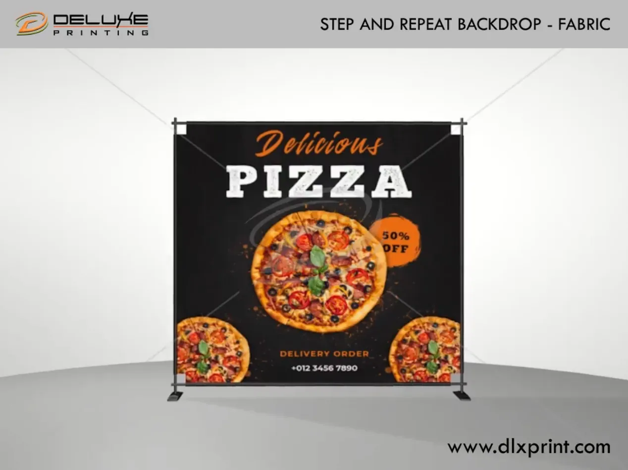 fabric step and repeat banner in dubai