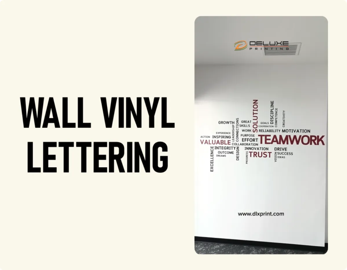 Wall Vinly Lettering In Dubai