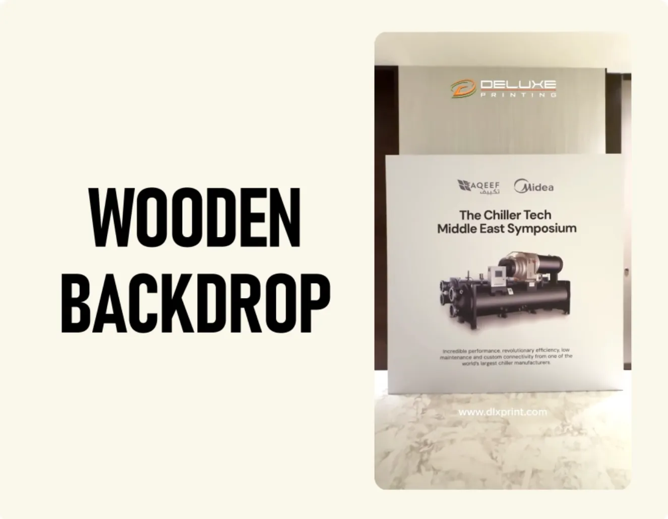 wooden frame Backdrop In Dubai